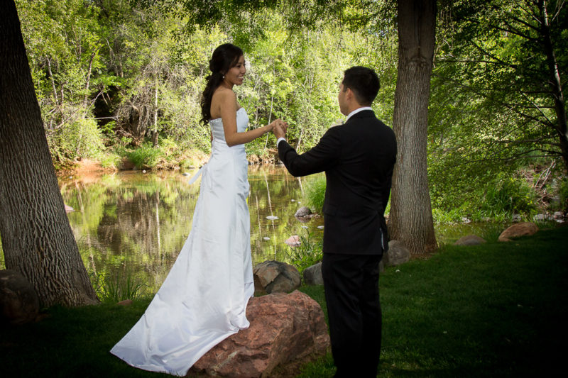 los abrigados wedding sedona wedding photo